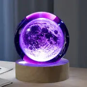 Crystal Multicolor Moon Globe